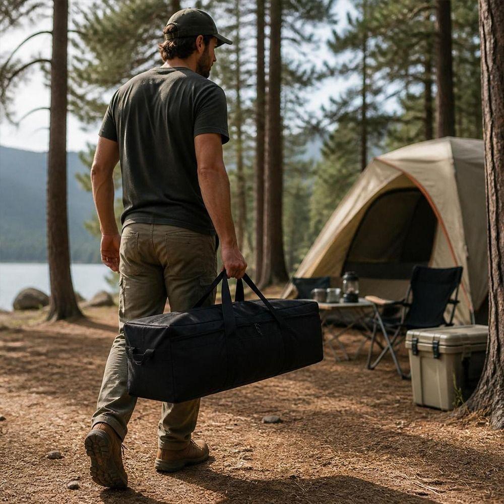 Mehrgrößen-Duffelbag Große Kapazität Reiseausrüstung Aufbewahrung Handtasche Neue Zelt-Tragetasche Outdoor-Reisen