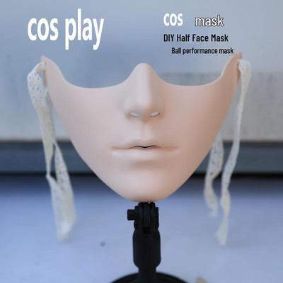 Unisex Masquerade Half-Face Mask for Cosplay and Role-Playing