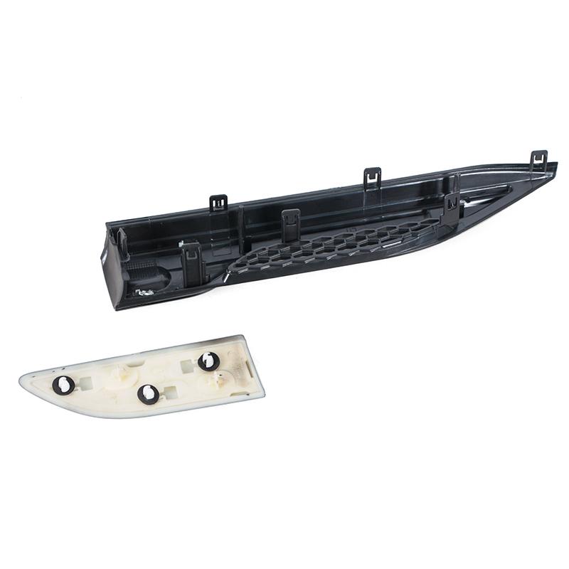 4PCS Front Door Fender Side Grille Leaf Plate Air Outlet Molding Trim Cover Strip For Land Rover Range Rover Evoque 2011-2019