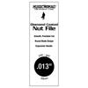 MUSIC NOMAD Diamond Coated Nut File, .013 Inch, MN651
