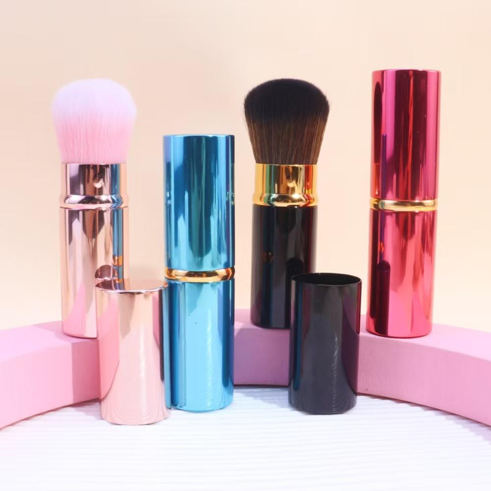 Retractable Foundation & Blush Brush: Streak-Free, Portable, Dust-Free, Non-Absorbing, In Stock