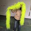 DIY 8 Ply Ostrich Feather Boas 4M for Craft Party Shawl Wedding Drees Clothes Carnival Stage Decor Fluffy Ostrich Plumes Scarf Trim