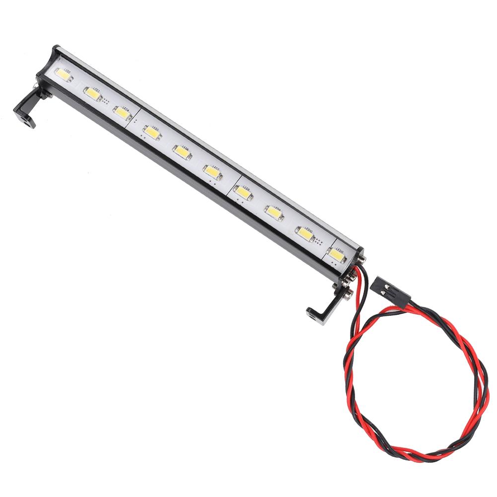 Remote Vehicle Accessory 135mm Universal High Brightness 10 LED 1/10 Model Car Roof Light