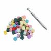 100Pcs Nail Art Soft Sponge Versatile Portable Mini Nail Block Buffer Polisher File Tofu Cubes with