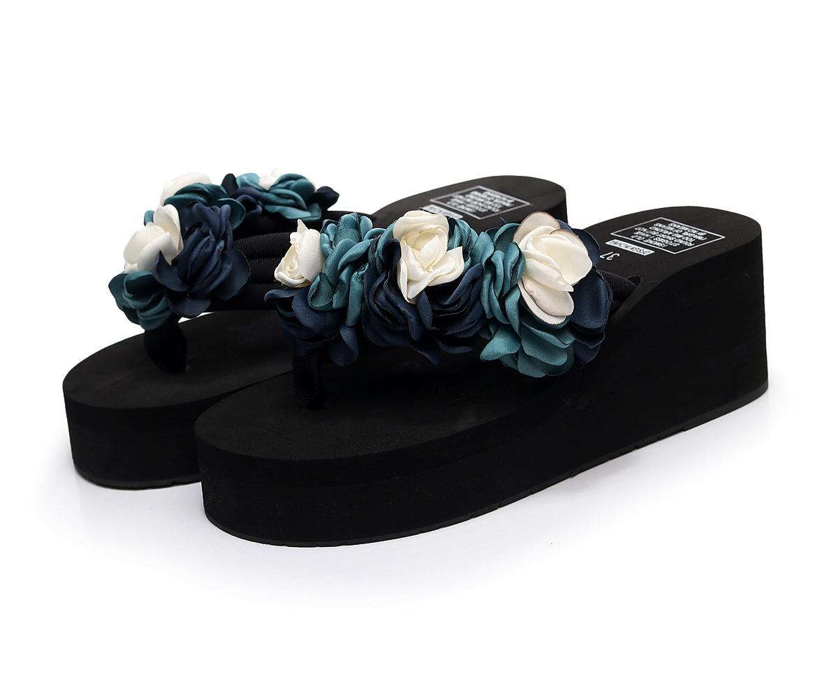 Модные женские бохо-шлепанцы на каблуке 7 см — фото 5