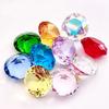 10pcs 25mm Crystal Diamond Multicolor Vase Filler Gems Jewels Diamond Shaped Paperweight Home Decor Wedding Decorations