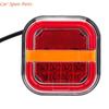 Y4UA Shock Absorbing Heavy Duty Waterproof LED Square Light For Freight Commercial Trucks License Plate Applications