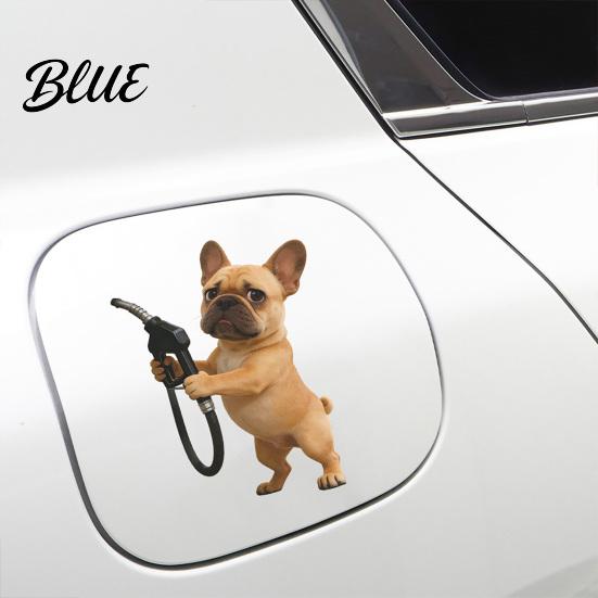 Mouse Car Sticker Fun Fuel Cap Sticker Cute Dog Cat Automotive Waterproof Self