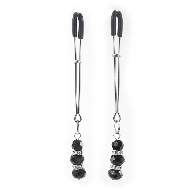 1 Pair Breast Labia Clips Clit Clamp Adjustable Erotic Product Adult Game Sex Toys For Couples Nipple Clamps With Jewelry