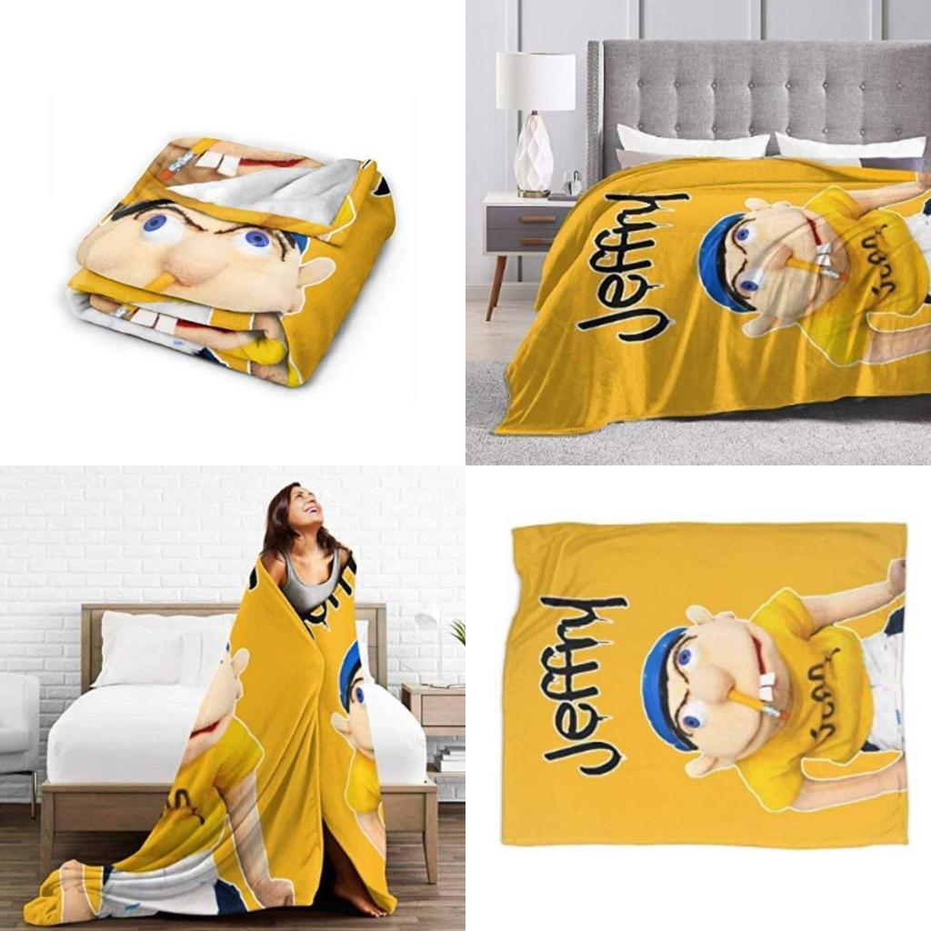 Sml Jeffy Printed Blanket With Soft Fabric For Daily Napping