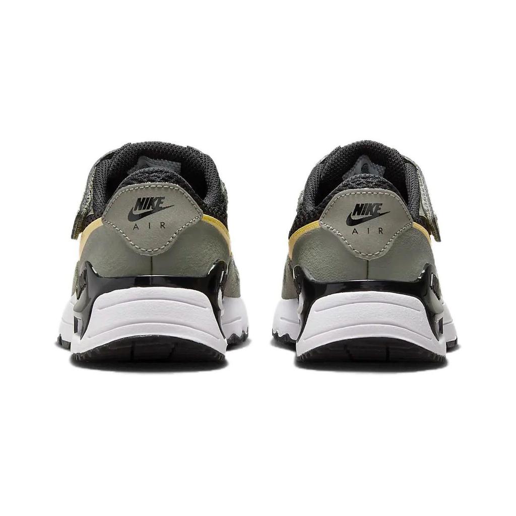 Nike Air Max SYSTM PS Dark Stucco Saturn Gold Kids Sneakers Green Black DQ0285-007