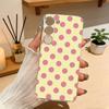 Ins Style P-Polka Dot Vintage Phone Case For Samsung Galaxy A71,A70,A52,A51,A40,A30 Transparent Cover