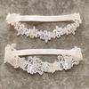 Bride Leg Garter Sexy Lace Women Socks Ring White Black 2pcs Wedding Dress Decoration Leg Ring Stockings Garters Thigh Bands