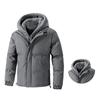 Winter Men Thick Casual Hooded Parka Jacket Man Fleece Classic Outdoor Overcoat Sport Outwear