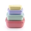 ZISIZ Silicone Lunch Box Set, 4-Piece