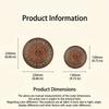 4Pcs Boho Style Pot Holders Round Heat Insulating Trivets Heat Resistant Mats  Dining Table