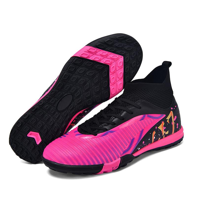 Football Shoes Youth Ag Spikes Football Shoes Adult Game Professional Sports Shoes Grass Training Football Shoes