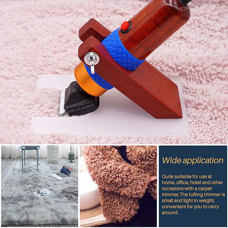 

1Set Electric Carpet Clipper Holder Solid Acrylic Shearing Guide For DIY Carving Rug Tufting Home Office Grooming Tools Accessor
