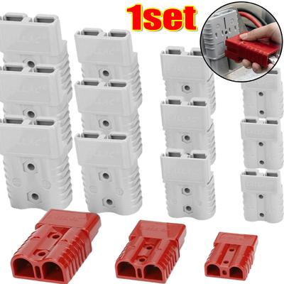 1Set 350A Forklift Battery Charging Plug for Anderson Plugs and Battery Connector Quick Connect Compatible with Cable Terminals