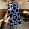 Black and White Cow Print Hard Phone Case for Iphone 16 15 14 13 12 11 Pro Max Mini Shockproof Anti-Scratch Protective Cover