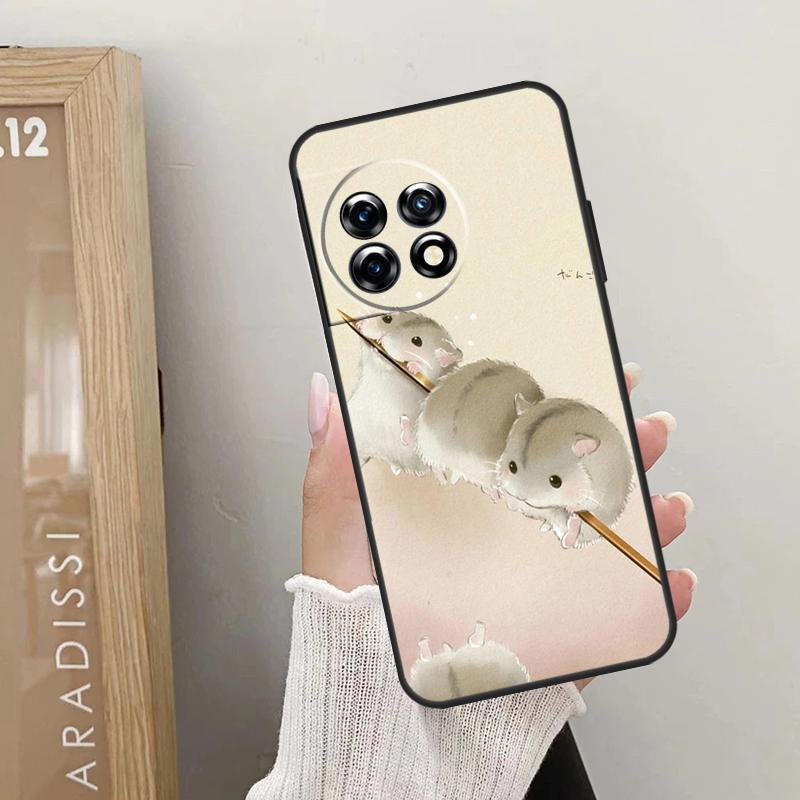 Hamsters Case For OnePlus Nord 5 CE 4 3 2 Lite N20 N30 OnePlus 15 13 12 R 10T 13T 10R 8T 9 10 11 Cover