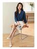Brand Women's High-End White Silk Long Sleeve Shirt - Stylish Summer 2025 Formal Fashion