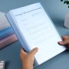 A4 Brochure Storage Album with Transparent Multi-layer Ring Binder