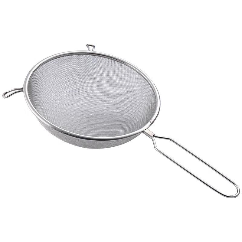 Thickened Stainless Steel 30-Mesh Fine Strainer with Clip