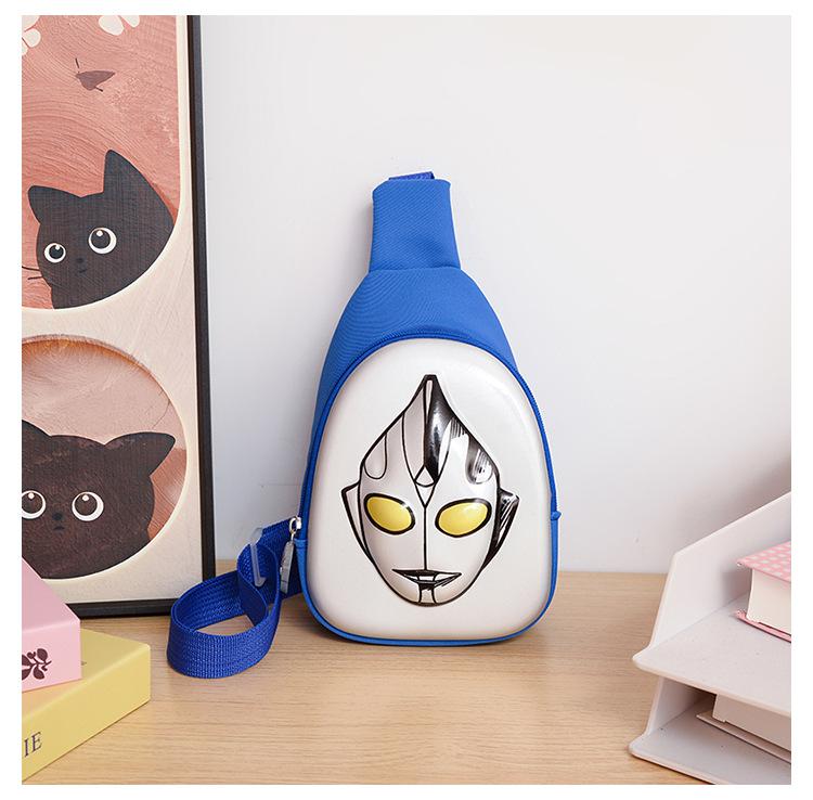 School bag 2025 new children's cartoon hard shell Ultraman boys and children bag