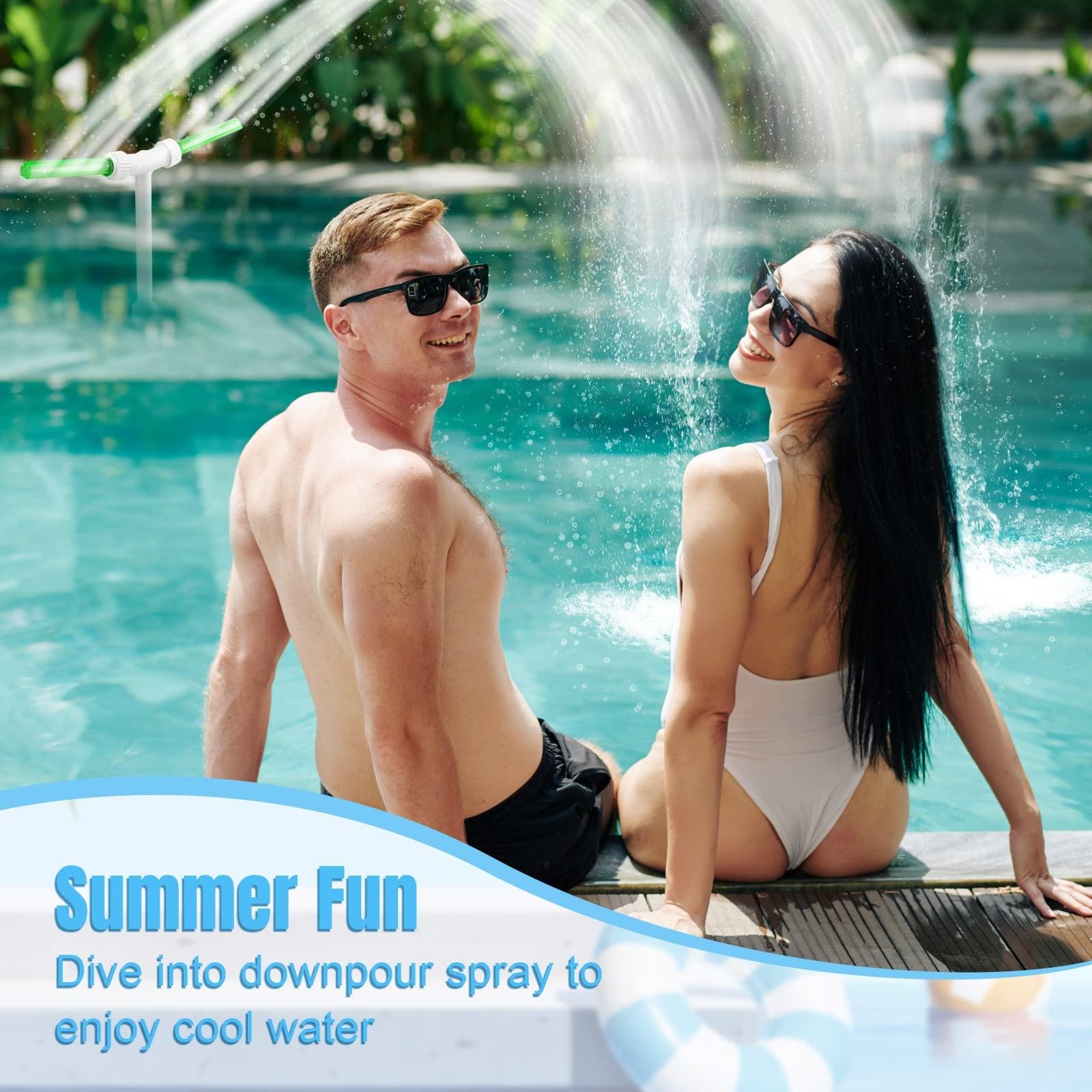 Фонтаны с распылительной водой для наземных и надземных бассейнов — фото 2