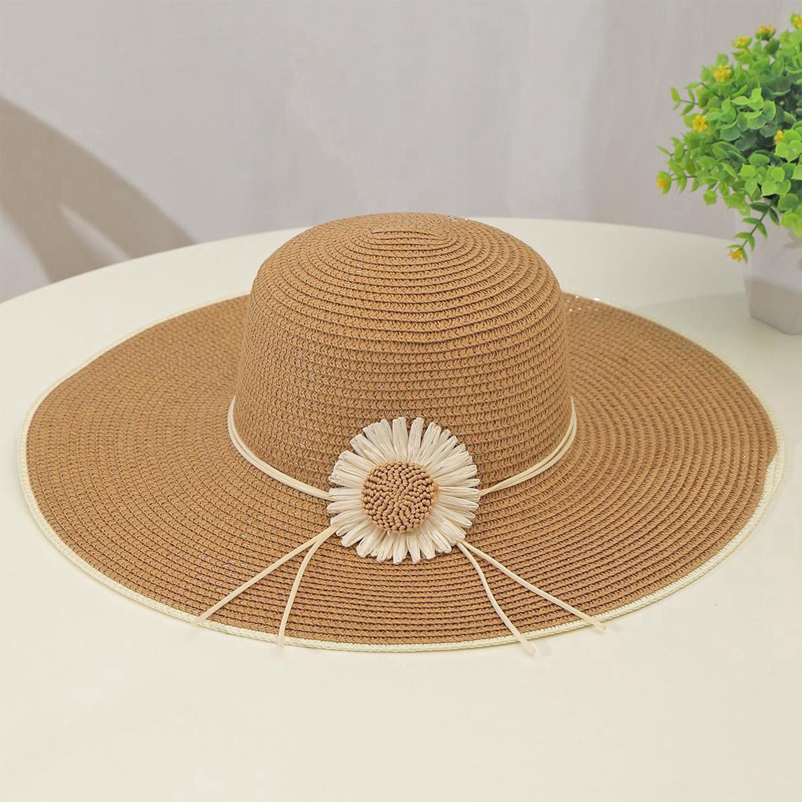 

Женская модная складная пляжная шляпа от солнца хаки