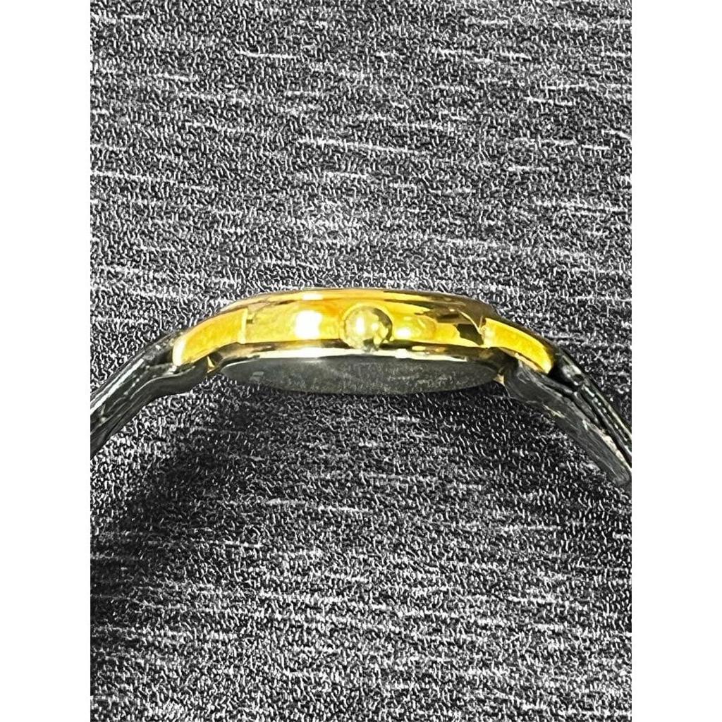 Used LONGINES Vintage Watch Gold Leather Belt