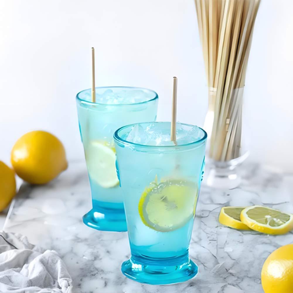 

100Pcs Eco-Friendly Wheat Drinking Straws Disposable Degradable Straws Drinkware 100Pcs