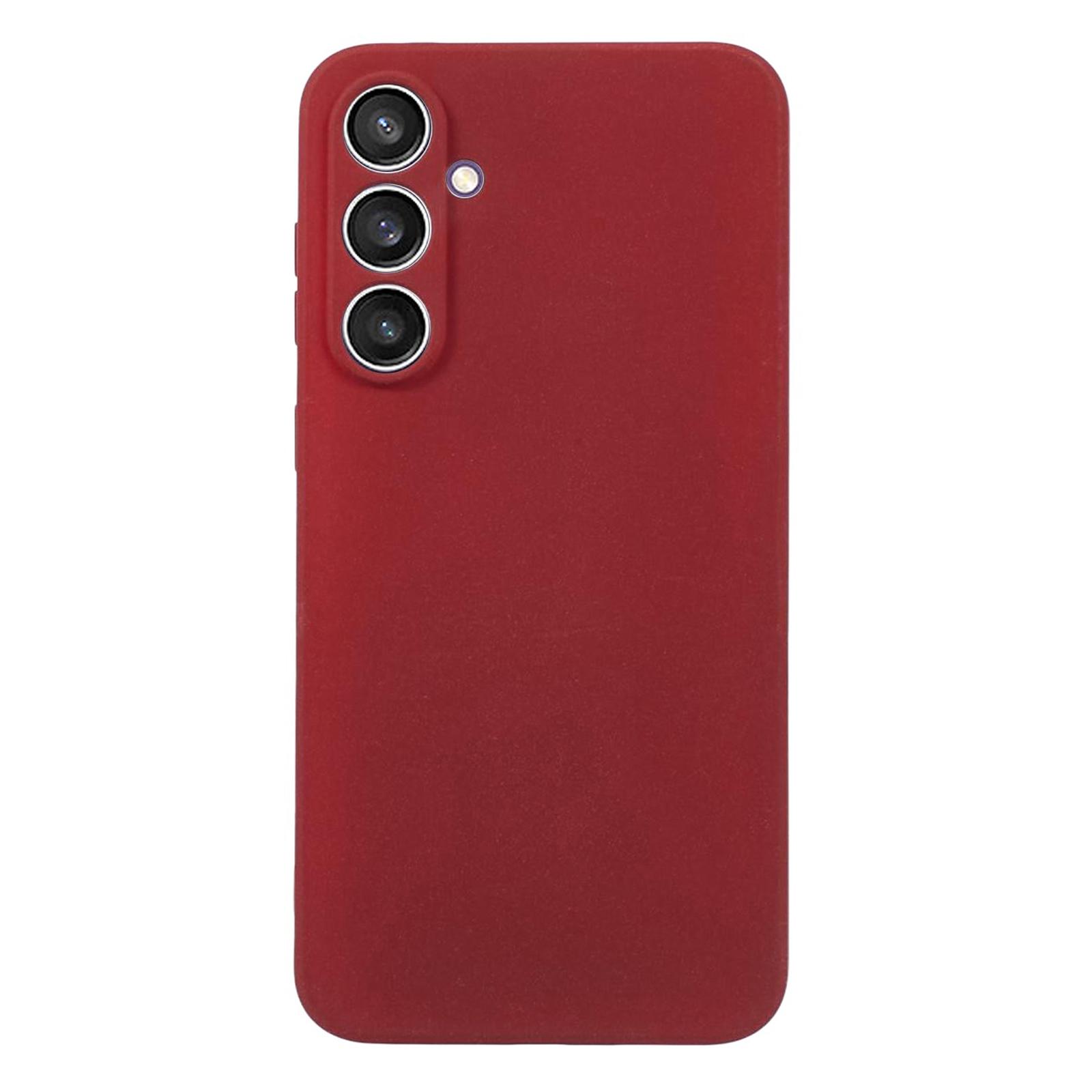 

Для Samsung Galaxy S23 FE Чохол Матовий ТПУ Чохол для телефону Захист від подряпин Wine Red