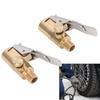 2PCS Tire   Chuck with Clip Adapter Brass Locking Tire Inflator Hose Adapter Anti Leakage Clip On Tire Chucks