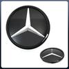 Naklejka Samochodowa 2025 Gorąca Do Mercedes Benz Do Mercedes Benz Srebrna I Czarna Grill Przedni Najnowsze Emblematy Stylu 3D W176 W246 W205 W21