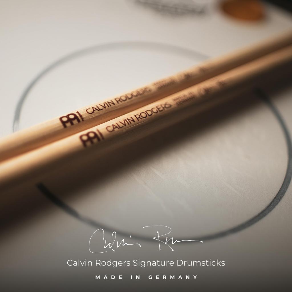 MEINL Stick Brush Meinl Drumstick Signature Model Calvin Rodgers Hickory Round Tip SB601 X & (419 14.2mm) []