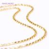 DIY Jewelry Making Chains 18K Gold Plated Brass Beads Chain 2mm Ball Chain For Bracelet Necklace Making Accessories Wholesale