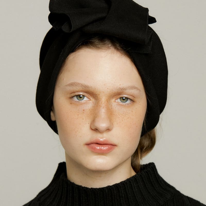 

XPIER тюрбан черный большая повязка для волос black