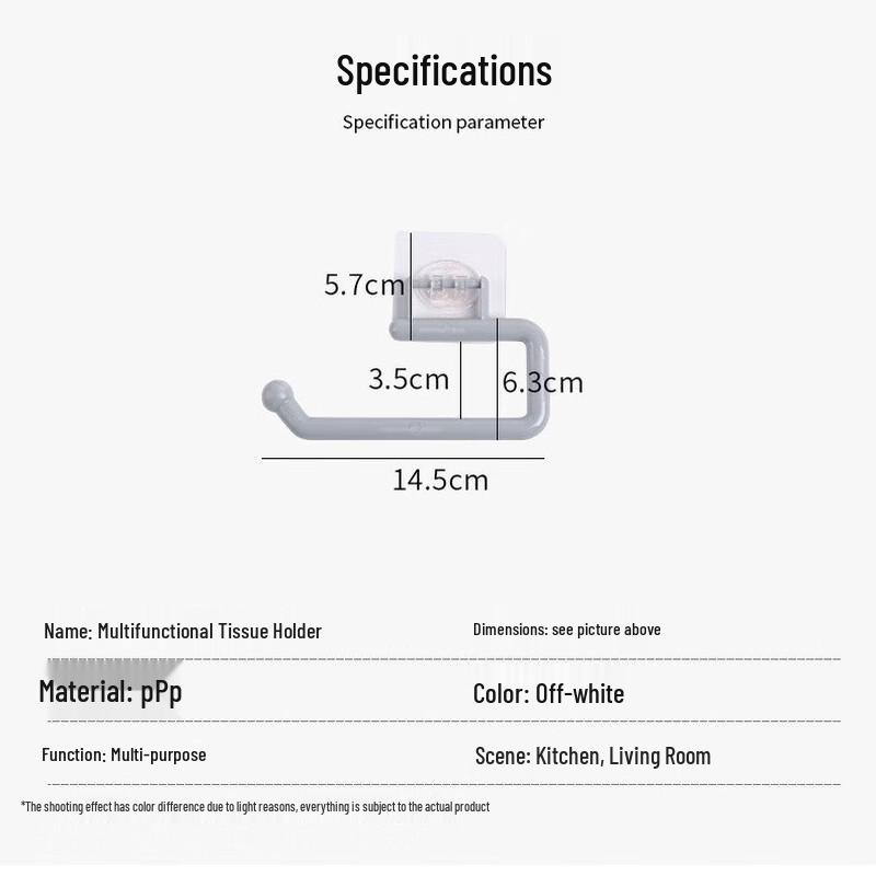 Punch-Free Kitchen Roll & Film Holder