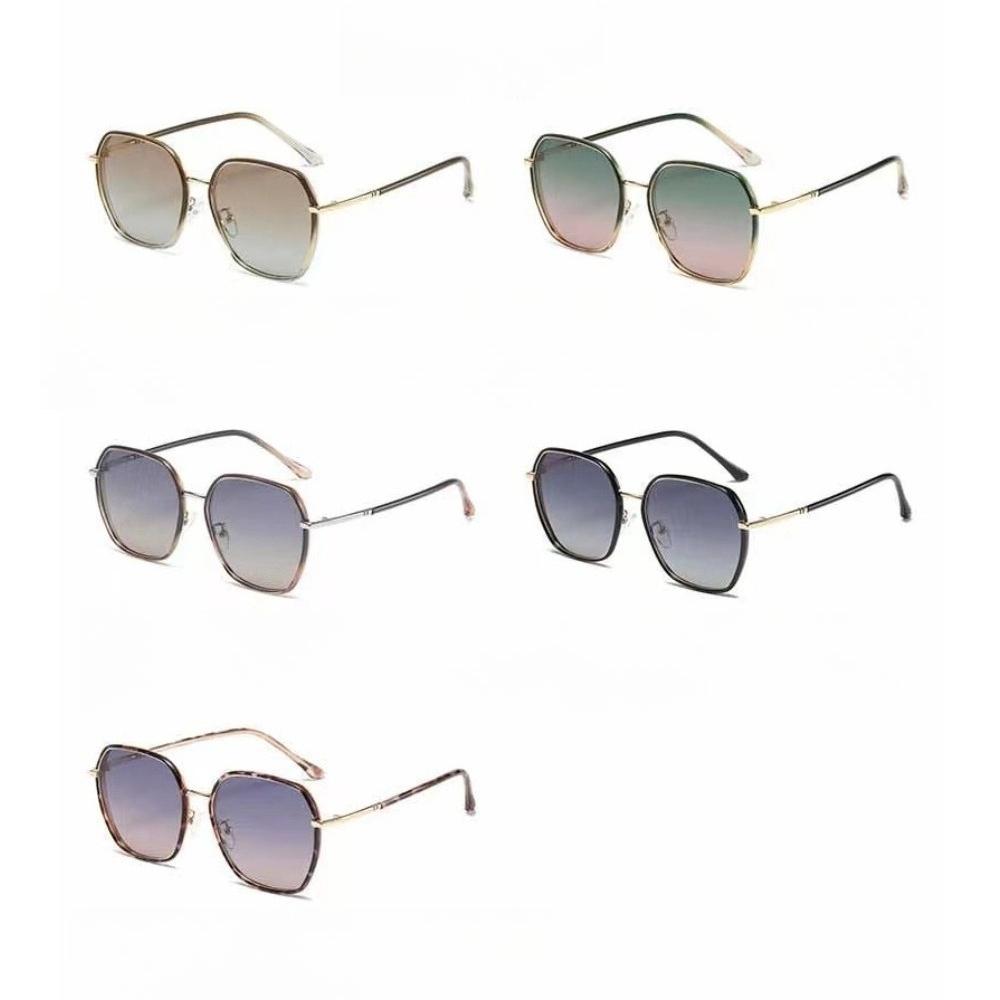 

New women s polarized sunglasses driving fashionable retro versatile sunglasses men s anti-ultraviolet sunshade glasses