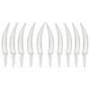 10 Pieces Realistic Pumpkin Teeth for Costume Parties and Jokes Halloween Themed Accessories Creative Party Accessory