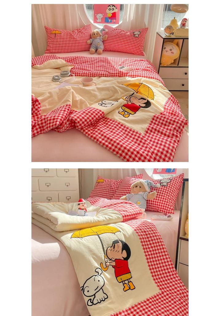 Hello Kitty 2026 Summer Quilt Set: New Style, Air Conditioning Compatible, Machine Washable, Single Student Four-Piece.