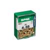 Screws - SPAX - Pack of 50 - Steel - Countersunk Head - Diam. 4 Mm X L. 35 Mm