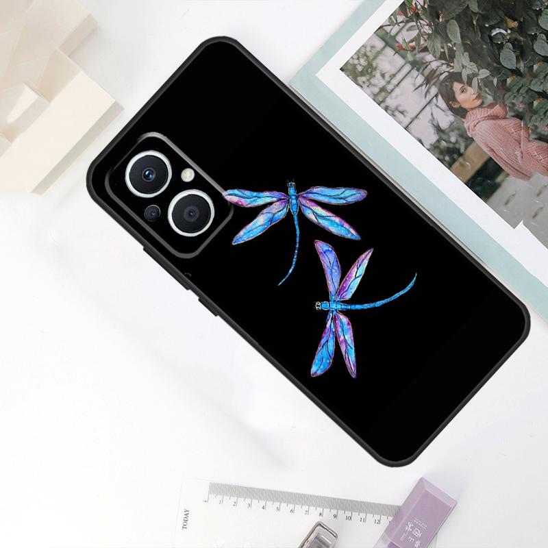 Dragonfly Case For OPPO Reno 11F 4Z 5Z 8T 10 Pro 4 6 7 8 5 Lite OPPO Find X6 Pro X2 X3 X5 Lite Cover