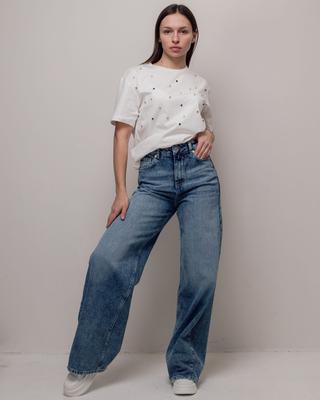 Women's Jeans ZEO Basic 4635 34 Light Blue