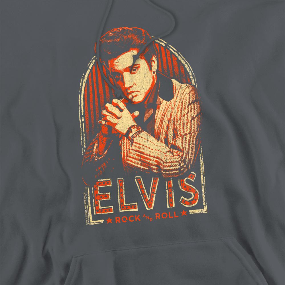 Elvis Presley Unisex Adult Stripes Hoodie