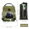 1PC 20L Shower Bag Outdoor Bathing Bag Bath Toilet Water Bag Camping Camping Equipment Hiking Accessories Camping Gear