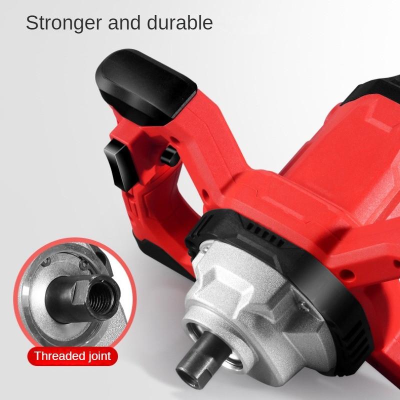 220V Industrial Handheld Electric Mixer 6 Speed Adjustable Paint Stirrer Cement Putty Powder Mixing Tools
