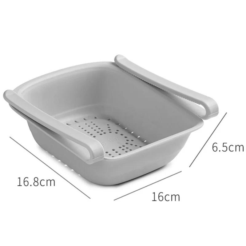 

Ящик для хранения на кухне Органайзер для хранения фруктов и овощей Прозрачный контейнер для яиц Подпольный ящик для холодильника Серебряный поднос